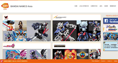 Desktop Screenshot of expo2010.bandai-asia.com